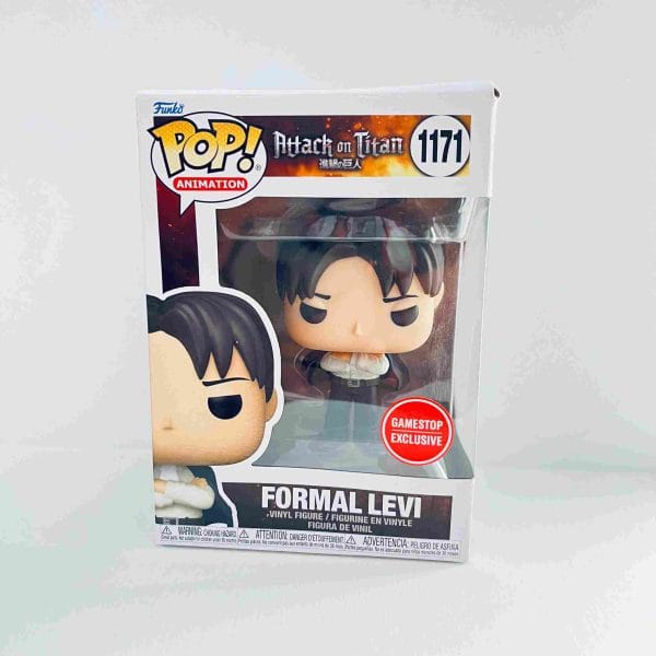 (*Banged Box) Funko Pop! Animation: Attack on Titan S4 - Formal Levi (Gamestop Exclusive) #1171 Vinyl Figure - Image 2