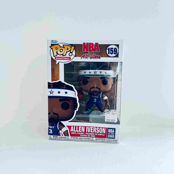 (*Banged Box) Funko Pop! Basketball: NBA All Stars - Allen Iverson (2005) #159 Vinyl Figure - Image 2