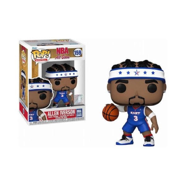 (*Banged Box) Funko Pop! Basketball: NBA All Stars - Allen Iverson (2005) #159 Vinyl Figure