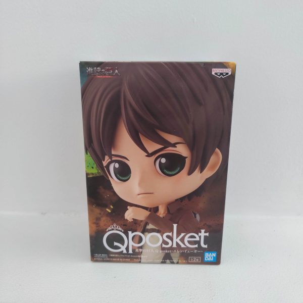 (*Banged Box) Banpresto Q Posket: Attack On Titan - Eren Yeager (Ver.B) Figure (14cm) (18528) - Image 2