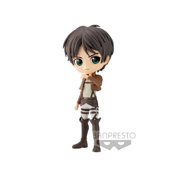 (*Banged Box) Banpresto Q Posket: Attack On Titan - Eren Yeager (Ver.B) Figure (14cm) (18528)