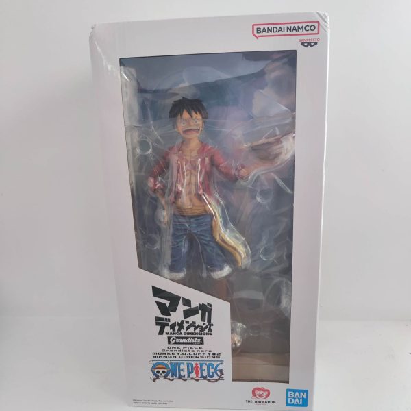 (*Banged Box) Banpresto Grandista Nero Manga Dimensions: One Piece - Monkey D. Luffy Statue (28cm) (18645) - Image 3