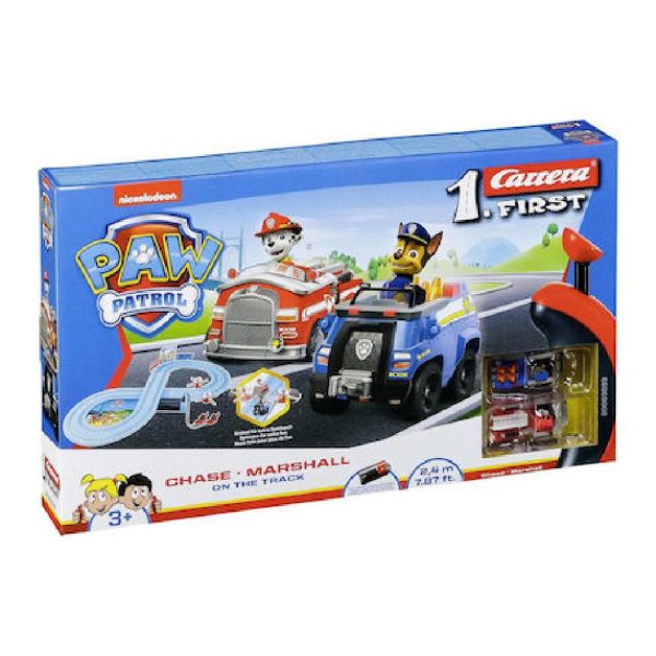 (*Banged Box) Carrera Slot 1.First: Paw Patrol – Chase & Marshall On the Track 1:50 (20063033)