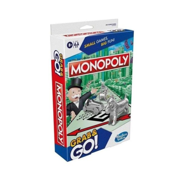 Hasbro Monopoly: Grab and Go - Board Game (Greek Language) (F8256)